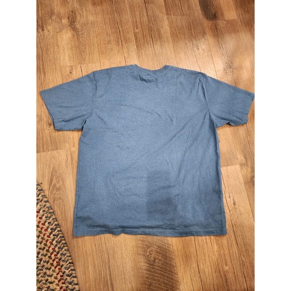 Carhartt Shirt Mens XL Blue Short Sleeve Pocket Original Fit Workwear - Picture 3 of 10